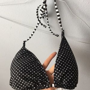 Black and White Polka Dot Bikini